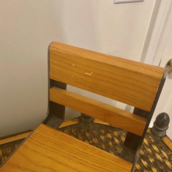 American Girl Doll School Desk & Chair Set – Wood & Metal – Vintage Style - Picture 6 of 10